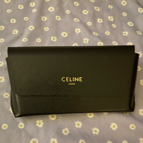 CELINE 62mm Grey Acetate FlatTop Sunglasses w/
Luxe Case+Cloth—NEW—Box Sold Sep. - Picture 15 of 16